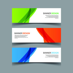 Vector Abstract design banner web template