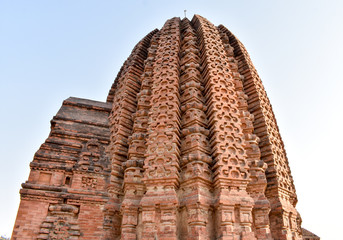 BEAUTIFUL ARCHITECTURE IN NIBIA KHERA TEMPLE KANPUR UTTAR PRADESH INDIA