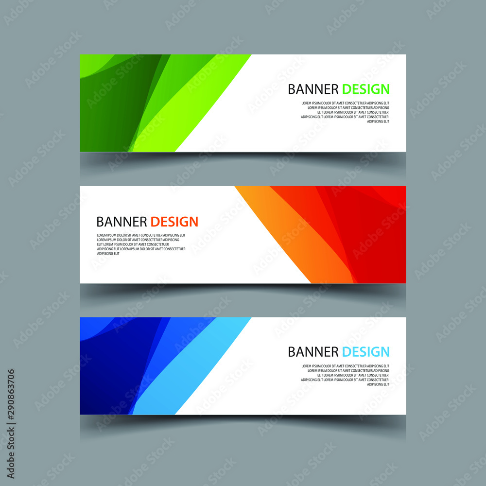 Canvas Prints vector abstract design banner web template
