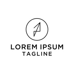 Letter Initial Logo JP Flight, Logo Template