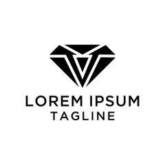 Abstract Diamond Logo Design Template