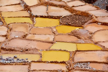 Salt deposit in Cuzco