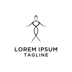 abstract Body woman Logo Template