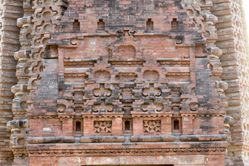 BEAUTIFUL ARCHITECTURE IN TEMPLE OF NIBIA KHERA UTTAR PRADESH INDIA