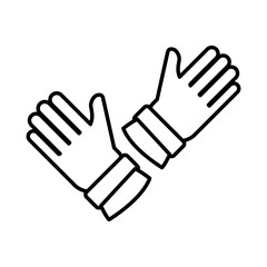 hands human isolated icon vector illustration