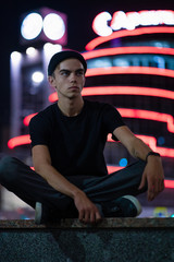 Fototapeta premium portrait of young man