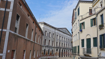 Italy, Venice ancient building and infrastructure