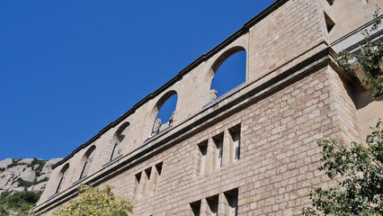 Fototapeta na wymiar Spain, Barcelona, Santa Maria de Montserrat‎ Abbey