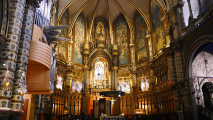 Spain, Barcelona, Santa Maria de Montserrat‎ Abbey