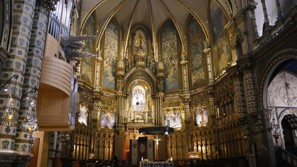 Spain, Barcelona, Santa Maria de Montserrat‎ Abbey