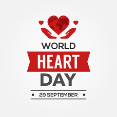 World Heart Day Design Template Vector illustration