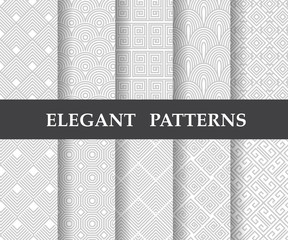 chinese texture pattern set, vector illustration