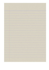Naklejka premium sheet of paper on white background