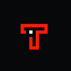 modern letter it vector download