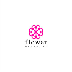 Beauty Luxury Elegant Flower ornament  logo design inspiration