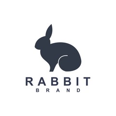 Rabbit logo template vector icon symbol illustration