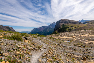 Grinnell Glacier Trial, Glacier National Park, Montana