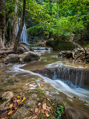 Karnjana bori water fall in Thailand.