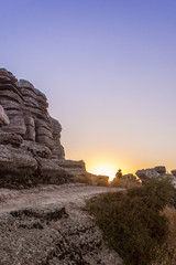 Karstic natural park in andalucia, Spain