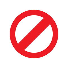 Obraz na płótnie Canvas stop sign icon vector design template