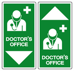 Doctor'Office Symbol Sign, Vector Illustration, Isolate On White Background Label. EPS10