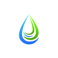 water drop Logo Template vector illustration design