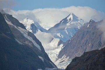 Surprising Sunshine view in Glacier Bay Alaska.