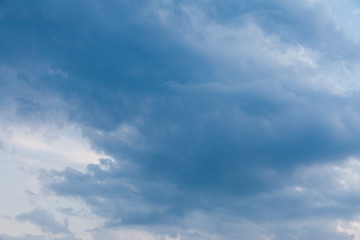 Blue sky with cloud.