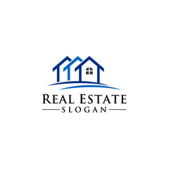 Fototapeta premium Real Estate Logo Design Template