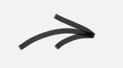 Arrow black marker vector abstract