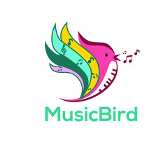 Fototapeta na wymiar Music logo icon vector design . for music and sound logo template