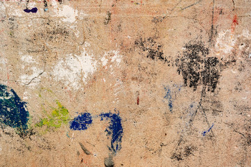 Texture of a concrete wall with cracks and scratches which can be used as a background