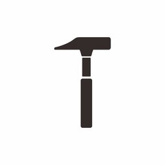 Hammer logo icon design template vector illustration