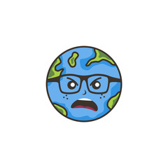save our planet earth campaign theme vector