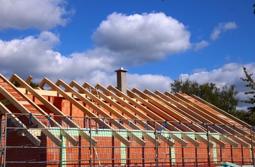 dachstuhl  rohbau