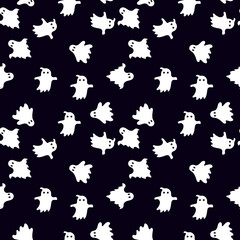 Halloween seamless pattern.empate for design fabric, backgrounds, wrapping paper, package.