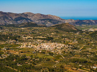 Fototapeta na wymiar Spanish mountains landscape