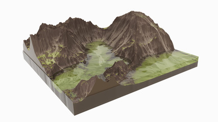 3D landscape