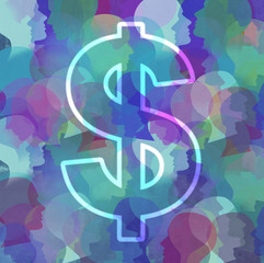 Obraz premium Crowd Funding