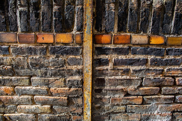 Brick wall. Brick background.