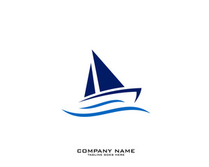 Boat Transport Logo Template