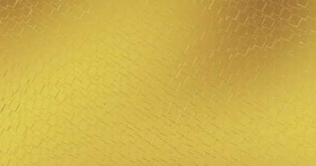 Abstract geometric rose golden backgroundfoil tiles texture seamless background 3D rendering
