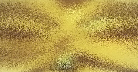 gold foil texture background 3D rendering