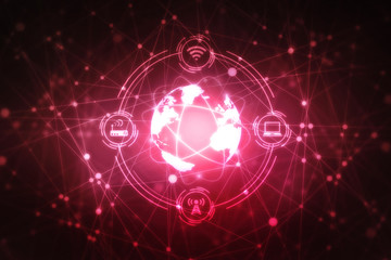 2d illustration WiFi symbol