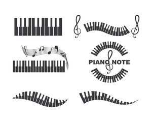 piano icon vector illustration design