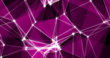 Background Abstract Dynamic Plexus Futuristic Technology. 3d render