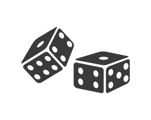 dice cubes icon vector illustration design
