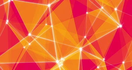 Background Abstract Dynamic Plexus Futuristic Technology. 3d render