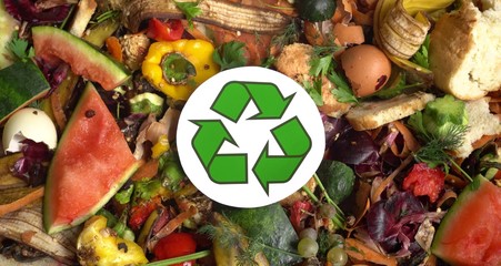 Compost and organic waste recycling. Composting is better alternative to landfilling. Food waste...