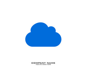 Cloud logo template vector illustration design icon